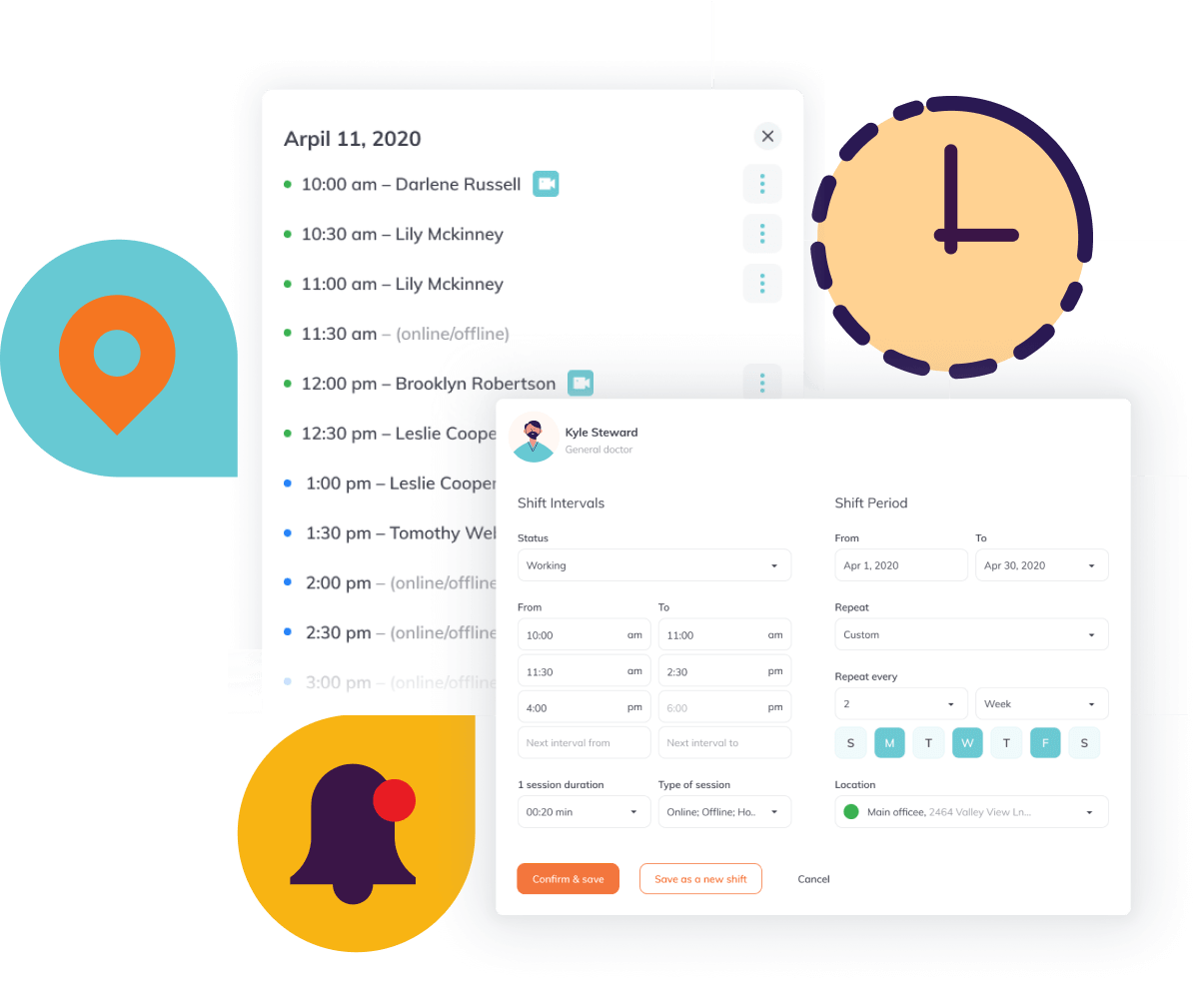 Advantages of the system for doctors